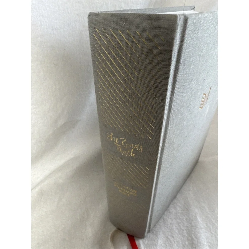 She Reads Truth Bible Raechel Myers 2017 HC Holman CSB Gray Linen Indexed
